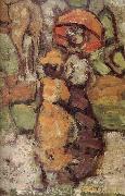 Maurice Prendergast Details of Central Park oil painting reproduction